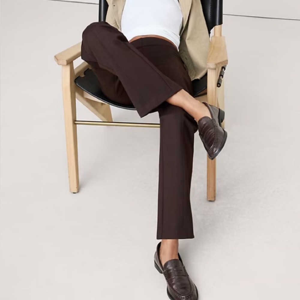 NWT! BANANA REPUBLIC STRAIGHT EVERYWHERE PONTE ANKLE PANT  (#445853) 🩶 - Picture 3 of 4